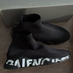 Black Balenciaga socks shoes